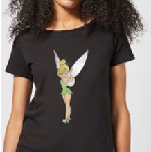 Disney Tinker Bell Classic Women's T-Shirt - Black - S