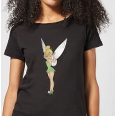 Disney Tinker Bell Classic Women's T-Shirt - Black - L