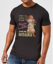 Disney Moana Natural Born Navigator Men's T-Shirt - Black - S - Black