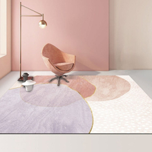 Modern Abstract Geometric Living Room Rug Coffee Table Cushion, Size: 60x90cm(10)