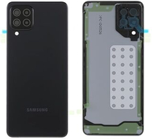 OEM -batterihus med selvklæbende mærkat + kameralinse- Ring til Samsung Galaxy A22 4G (EU-version) A