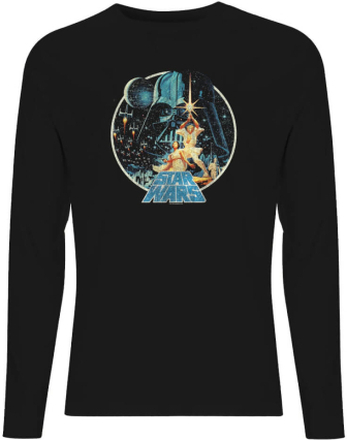 Star Wars Classic Vintage Victory Unisex Long Sleeve T-Shirt - Black - L - Black