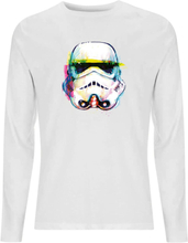 Star Wars Classic Stormtrooper Paintbrush Unisex Long Sleeve T-Shirt - White - XS