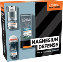 "L'oréal Paris Men Expert Magnesium Defense Gift Set Beauty Men All Sets Multi/patterned L'Oréal Paris"