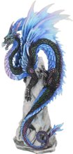 Sapphire Sentinel - Drakefigur 27 cm