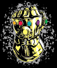 Marvel Avengers Infinity War Fist Comic T-Shirt – Schwarz - 3XL