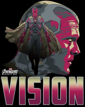 Avengers Vision Men's T-Shirt - Black - 3XL