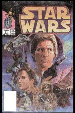 Star Wars Classic Classic Comic Book Cover Pullover - Schwarz - L
