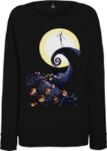 Disney The Nightmare Before Christmas Jack Skellington Pumpkin King Colour Women's Black Sweatshirt - M