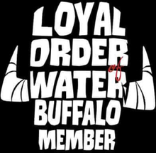 The Flintstones Loyal Order Of Water Buffalo Member Hoodie - Black - S