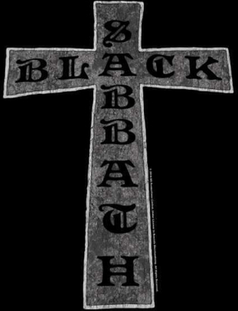 Black Sabbath Cross Men's T-Shirt - Black - 3XL