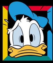 Disney Donald Face Hoodie - Black - S