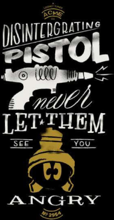 Looney Tunes ACME Disintegrating Pistol Men's T-Shirt - Black - 4XL
