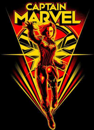 Captain Marvel Freefall Women's Sweatshirt - Black - L