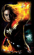 Captain Marvel Galactic Shine Hoodie - Black - S