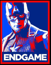 Avengers Endgame Captain America Poster Hoodie - Black - S