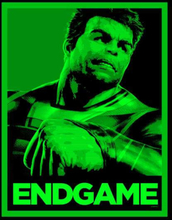 Avengers Endgame Hulk Poster Hoodie - Black - S