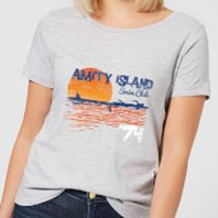 Jaws Amity Swim Club Women's T-Shirt - Grey - L