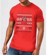 Star Wars I Find Your Lack Of Cheer Disturbing Men's Christmas T-Shirt - Red - S