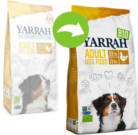 Yarrah Bio Adult mit Bio Huhn - Sparpaket: 2 x 15 kg