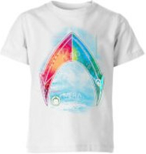 Aquaman Mera Beach Symbol Kids' T-Shirt - White - 3-4 Years - White