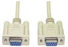 DELTACO DB-9 (F) to DB-9 (F) | Connection cable | 3m | Grey