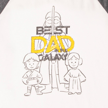 Best Dad In The Galaxy Men's Pyjama Set - White/Grey - XS - White/Grey
