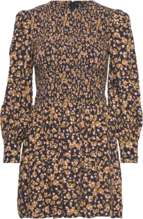 Berrit Colette Crepe Dress Kort Kjole Multi/mønstret French Connection*Betinget Tilbud