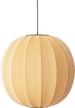 Knit-Wit 60 Round Pendant Home Lighting Lamps Ceiling Lamps Pendant Lamps Yellow Made By Hand