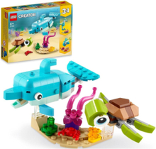 3In1 Dolphin & Turtle Sea Animals Toy Set Toys LEGO Toys LEGO Creator Multi/mønstret LEGO*Betinget Tilbud