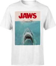Jaws Classic Poster T-Shirt - White - S