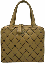 Pre-eide Brown Chanel CC Wild Stitch Handbag