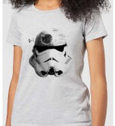 Star Wars Command Stormtrooper Death Star Women's T-Shirt - Grey - L - Grey