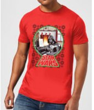 Star Wars A Very Merry Sithmas Men's Christmas T-Shirt - Red - S - Red