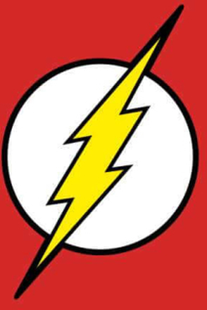 Justice League Flash Logo Men's T-Shirt - Red - M