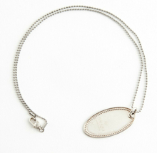 Pre-owned Oval Plate necklace