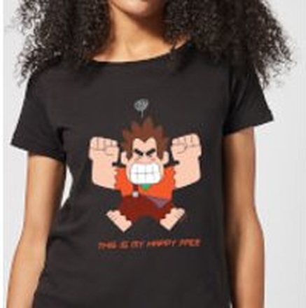 Disney Wreck it Ralph This Is My Happy Face Women's T-Shirt - Black - S
