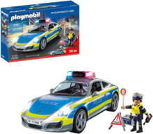 Playmobil Porsche 911 Carrera 4S Politi - Hvit - 70066 Toys Playmobil Toys Playmobil Porsche Multi/mønstret PLAYMOBIL*Betinget Tilbud