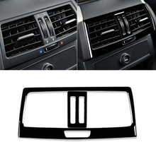 Car Rear Seat Air Vent Type B Decorative Sticker for BMW E70 X5 / E71 X6 2009-2013, Left and Right Drive Universal(Black)