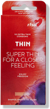 RFSU Thin kondomer 10st Tunna kondomer