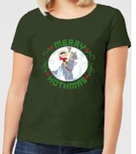 Star Wars Merry Hothmas Women's Christmas T-Shirt - Forest Green - S - Forest Green