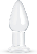Gildo Clear Glass Buttplug 10cm Ø3,9cm Analplugg i glas