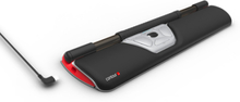 Contour Design Rollermouse Red Wireless 2,800dpi Rullebarre-mus Trådløs Sort