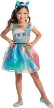 Rainbow Klänning Barn Maskeraddräkt - Medium