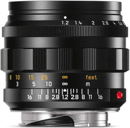 Leica M 50/1,2 Noctilux ASPH. Svart (11686), Leica