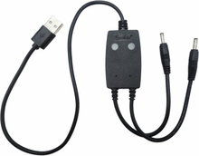 USB-A laddkabel till litiumbatterier på 7,4 V