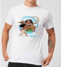 Disney Moana Wave Men's T-Shirt - White - S