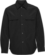 M. Oscar Nylon Overshirt Designers Overshirts Black Filippa K