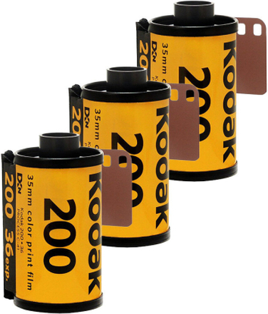 Kodak Gold 200 135-36 3-Pack, Kodak