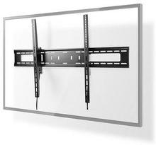 Nedis Tiltbar TV väggfäste | 60-100 "" | Maximal skärmvikt som stöds: 75 kg | Går att tilta: 5 ° | Minsta väggdistans: 85 mm | Stål | Svart